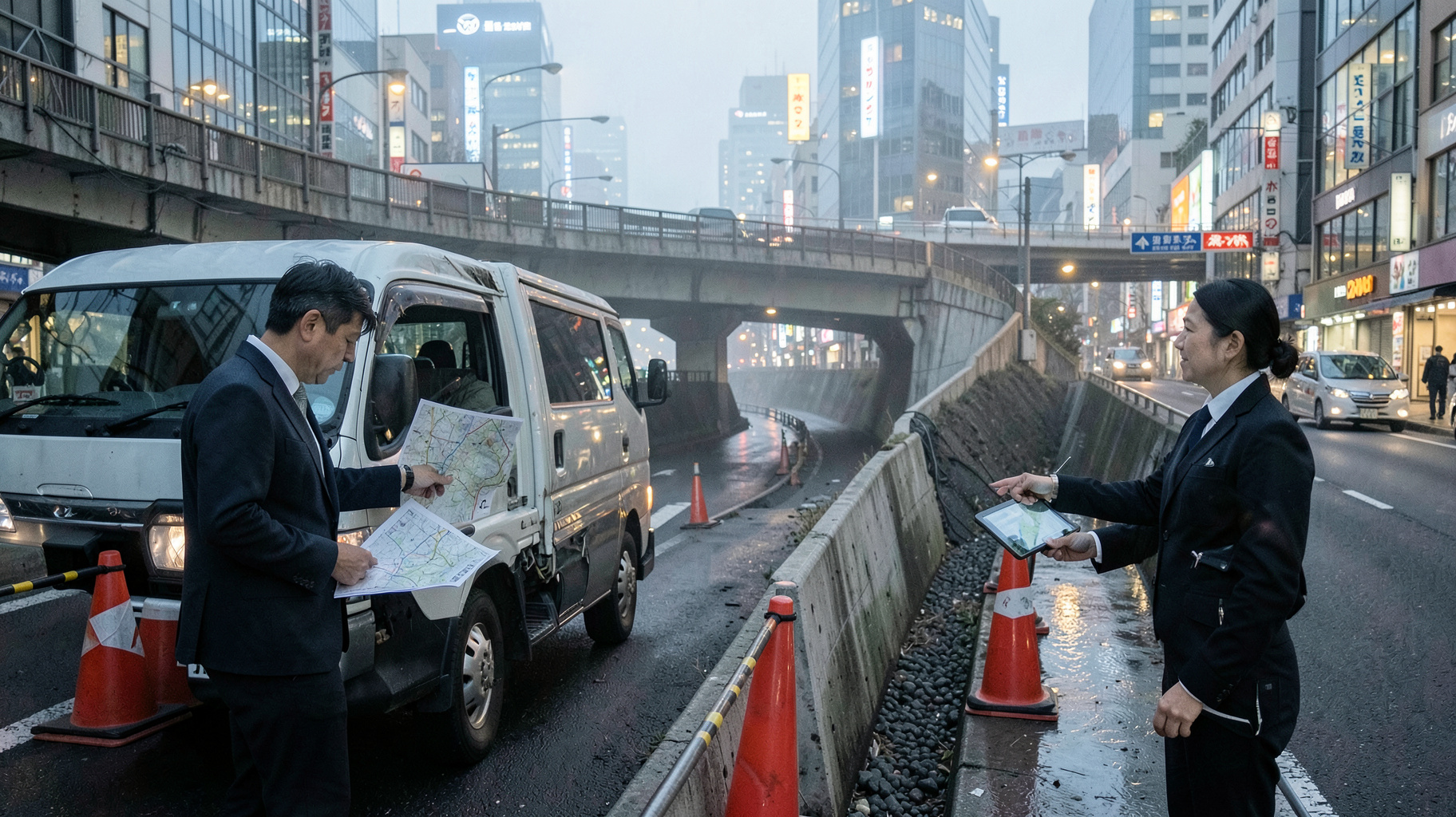 首都高・新富町出口廃止と銀座入口3年閉鎖｜築地川区間の更新が都心の物流と通勤に与える影響のニュース解説イメージ